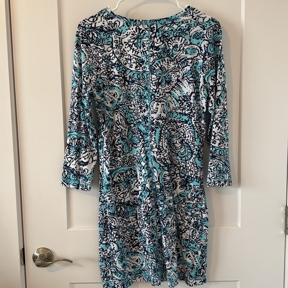 Lilly Pulitzer Juliet Hippy Hippy Shake Shift Pima Cotton Dress - Picture 4 of 4